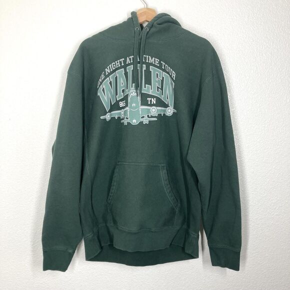 Morgan Wallen Hoodie Sweatshirt Pullover Mens XL One Night At A Time Tour 2024 - Picture 1 of 16